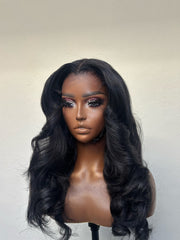 Jasmine Unit - RAW Cambodian Wave 2x6 HD Lace 20” Jet Black