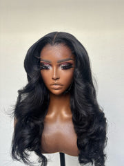 Jasmine Unit - RAW Cambodian Wave 2x6 HD Lace 20” Jet Black