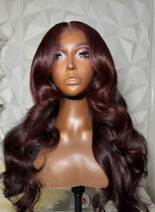 ARI Unit - RAW Vietnamese Natural Wave 5x5 HD Lace 24” Burgundy