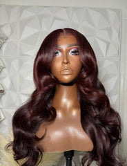 ARI Unit - RAW Vietnamese Natural Wave 5x5 HD Lace 24” Burgundy