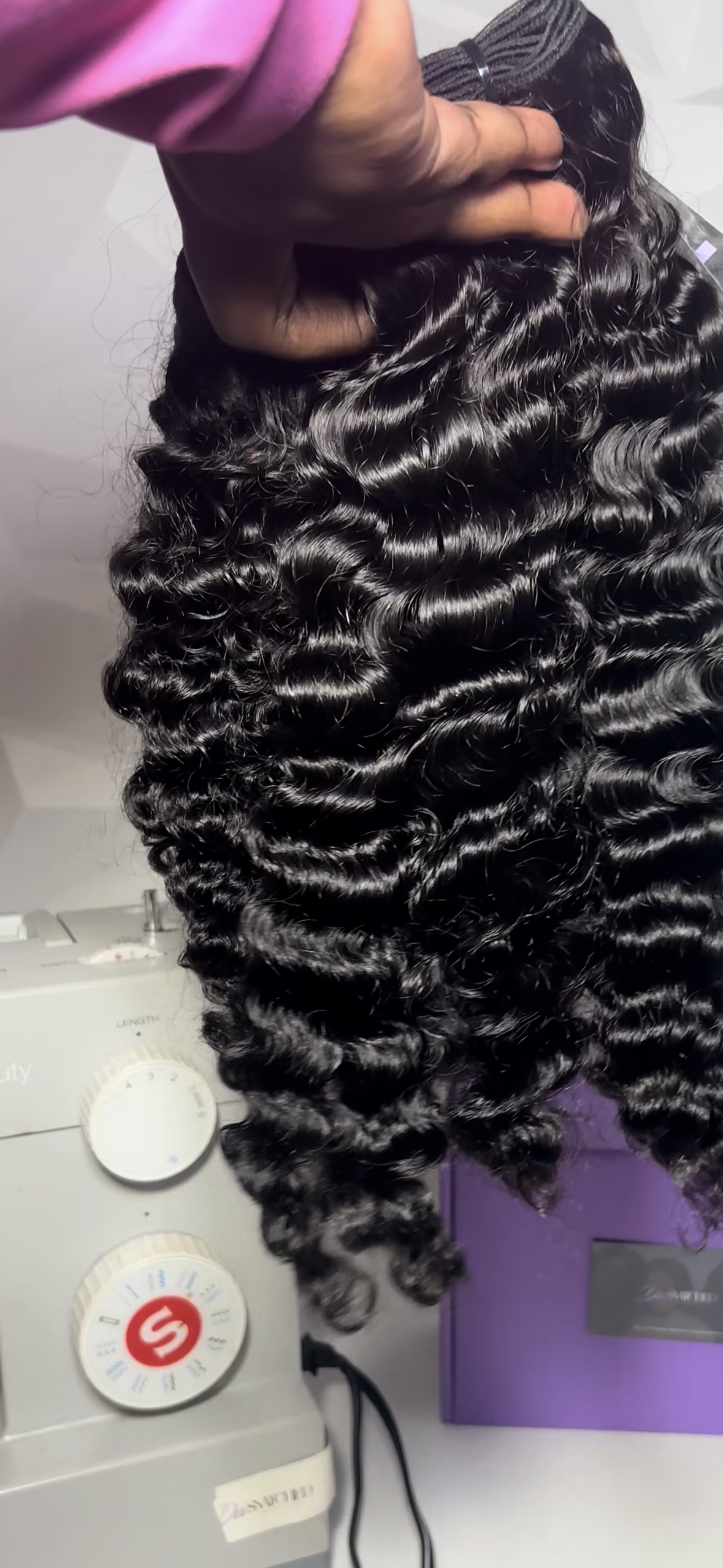 Raw Burmese Curly Hair Extensions
