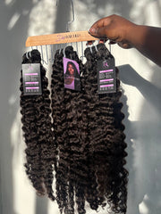Raw Burmese Curly Hair Extensions