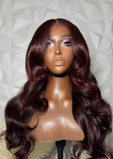 ARI Unit - RAW Vietnamese Natural Wave 5x5 HD Lace 24” Burgundy