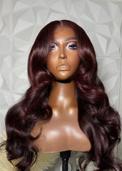 ARI Unit - RAW Vietnamese Natural Wave 5x5 HD Lace 24” Burgundy