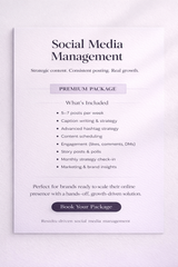 Social Media Management - Premium Package