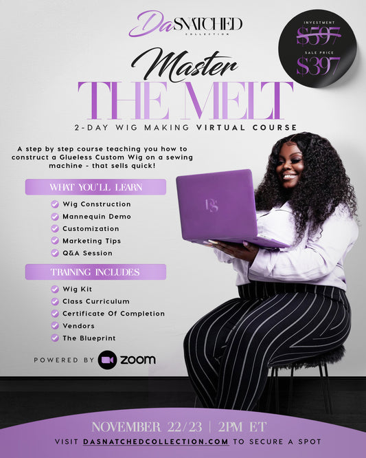 LIVE 2 Day Wig Making Class