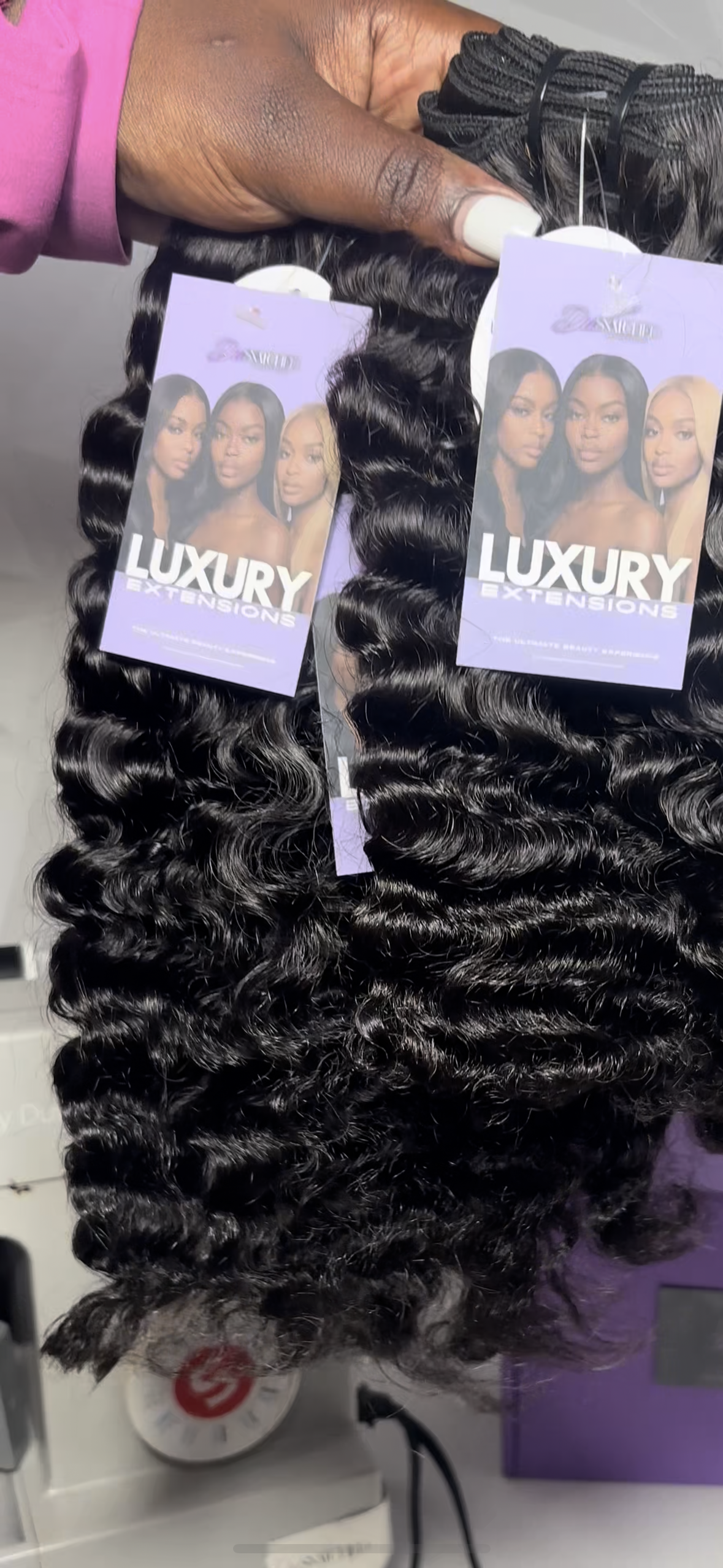 Raw Burmese Curly Hair Extensions