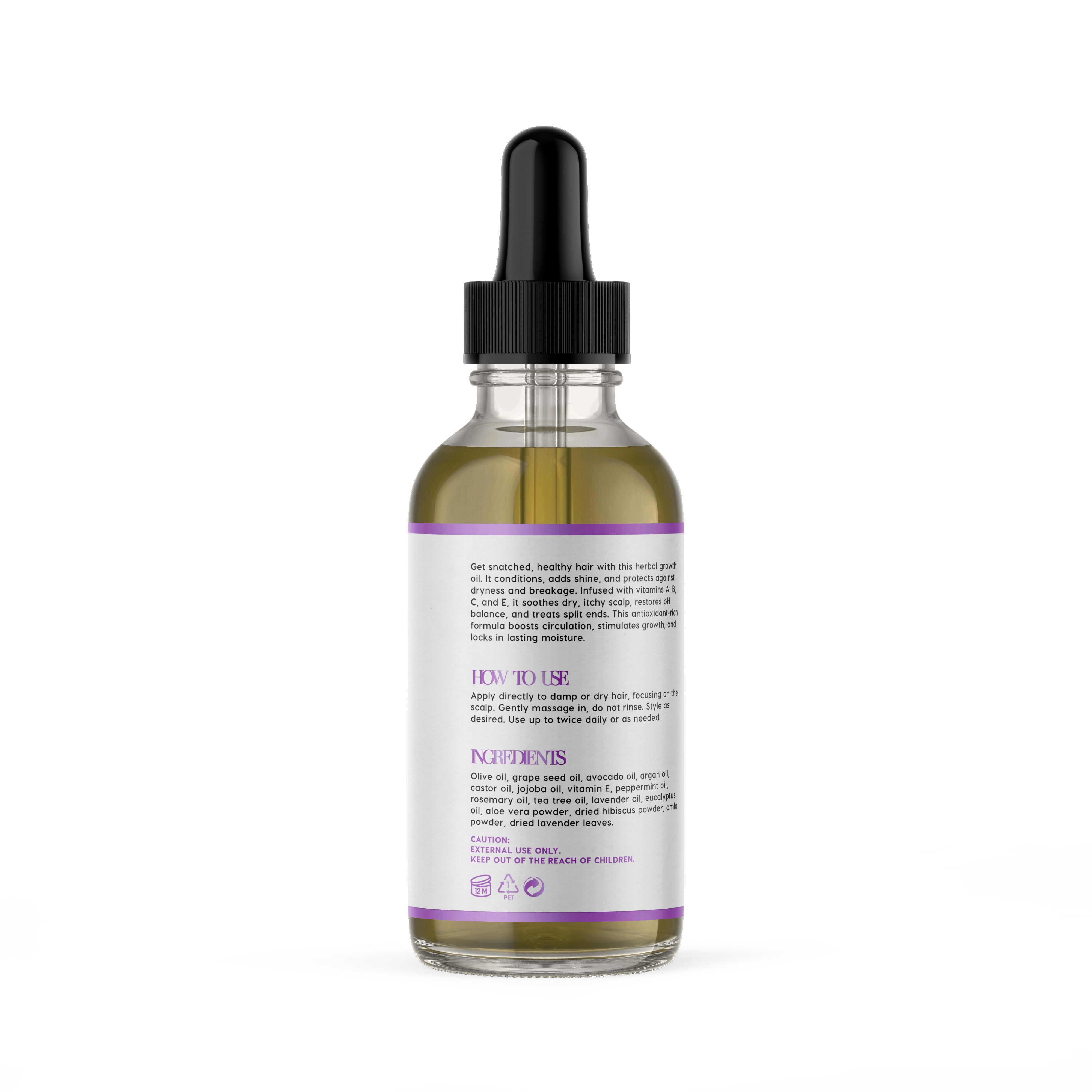 Snatched Roots Herbal Hair Growth Oil