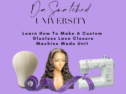 DU Sewing Machine Online Closure Wig Course