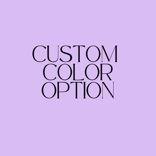 Custom Color Option